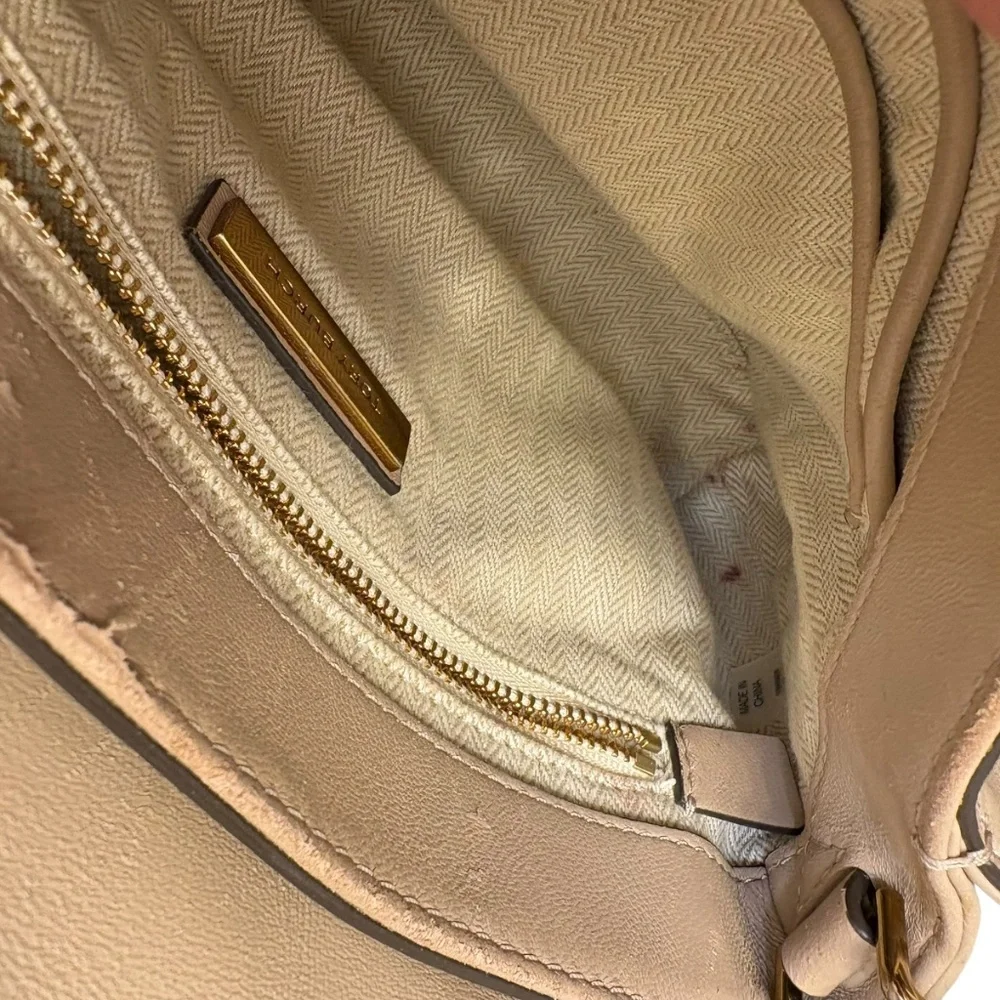 Tory Burch Kira Chevron Colorblock Top-Handle Satchel Bag Rare tlc
